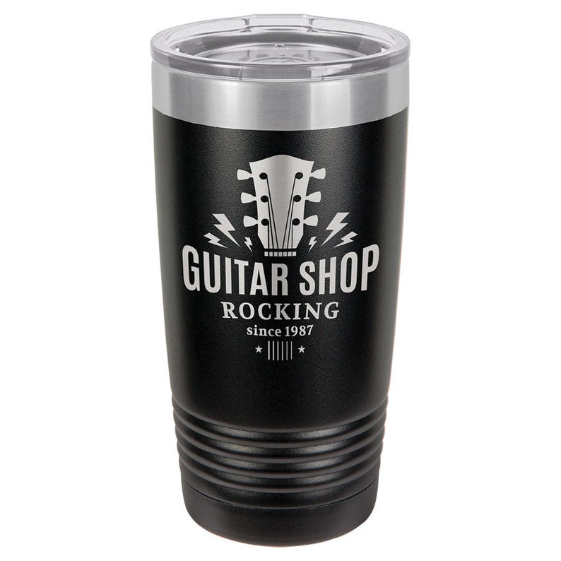 Electric Guitar, 20oz or 30oz Tumbler, Custom Tumbler 