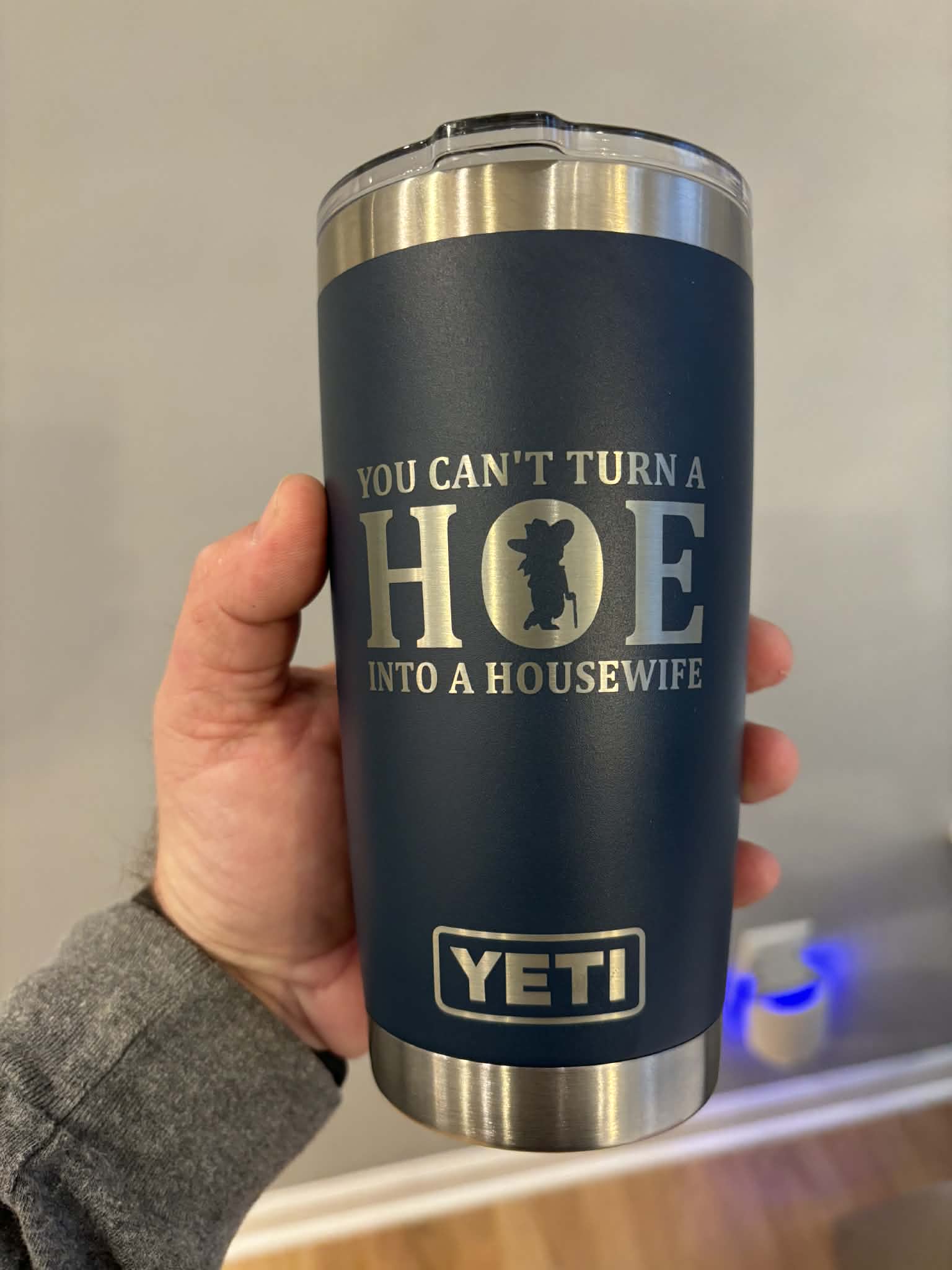 Lane Kiffin Hoe Tumbler