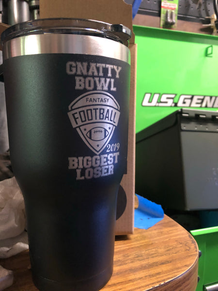 Personalized RTIC 30oz cup, laser engraved
